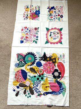 Fabric Quilt Panel Clothworks Good Things Will Come by Helen Derdik Sewing